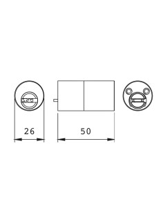 Cilindro Iseo R6 Seguridad Para Cerradura 510 2