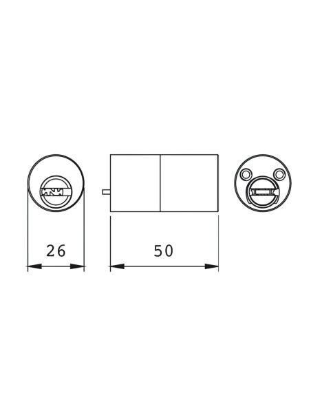 Cilindro Iseo R6 Seguridad Para Cerradura 510