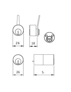 Cilindro Iseo F5 Para Cerradura 500 2