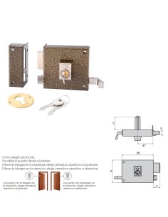 Cerradura Cvl 1125a/ 8/he Izquierda 2