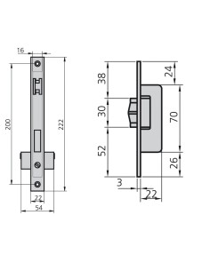 Cerradura Cvl 1963rv/0 Carpintería Metálica 2