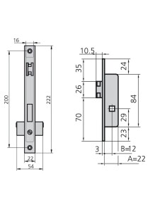 Cerradura Cvl 1963r/0 Carpintería Metálica 2