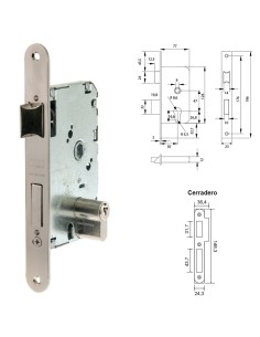 Cerradura Tesa 2010-p-hn/50 Canto Redondo 2