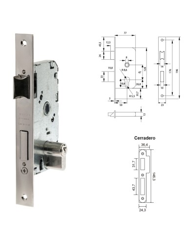 Cerradura Tesa 2010-p-hn/50