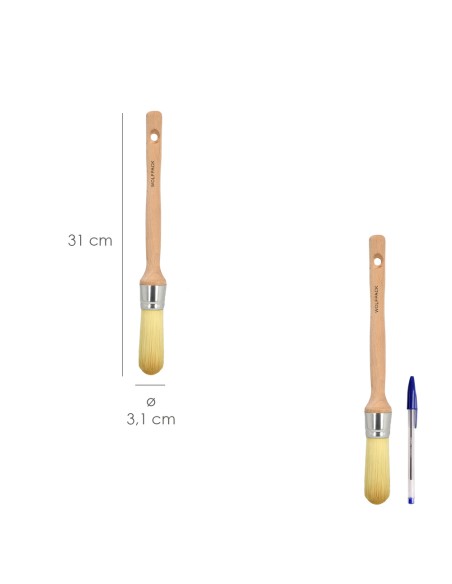 Brocha Pintor Wolfpack Virola Hierro Nº 8