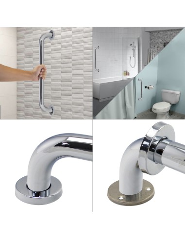 Agarre Ducha Maurer Cromo Brillo Ø 32 mm. Longitud 50 cm.