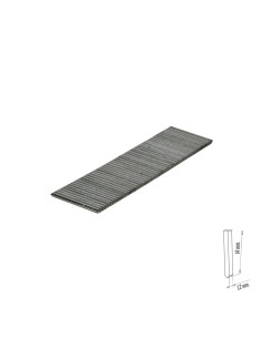 Grapa Maurer Punta Cabeza Perdida Nº 9 14 mm 1.000 piezas 2