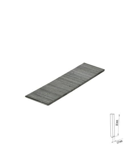 Grapa Maurer Punta Cabeza Perdida Nº 9 14 mm 1.000 piezas