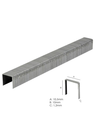 Grapa Maurer Numero 4 / 10 mm. 1.250 piezas