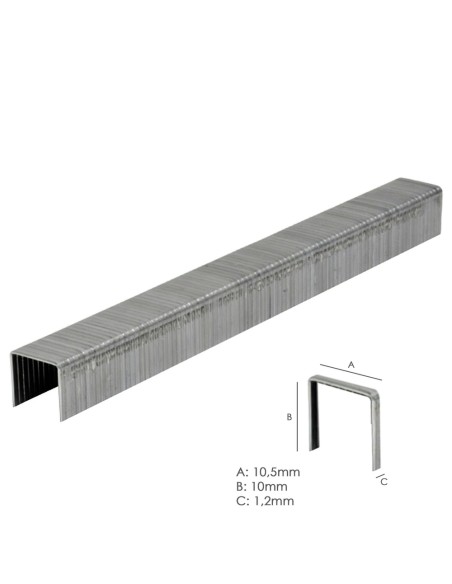 Grapa Maurer Numero 4 / 10 mm. 1.250 piezas
