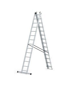 Escalera Aluminio Industrial 14+14+14 3x4 mt. 2