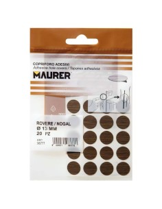 Tapatornillos Adhesivos Nogal (Blister 20 unidades) 2