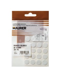 Tapatornillos Adhesivos Blanco (Blister 20 unidades) 2