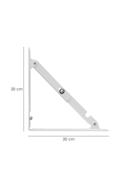 Palomilla Wolfpack Abatible Blanca 200 mm.