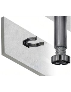 Grapa Negra Para Pata Mueble Regulable 2