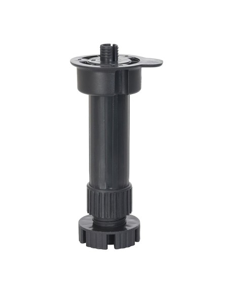 Pata Regulable Desmontable 13 / 20 cm. Negro