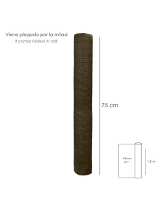 Malla Sombreo 1,5 metros Marron Rollo 100 metros 2