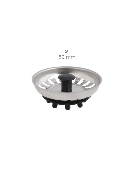 Tapon Valvula Cesta Para Fregadero, Inoxidable T-93-115 1 1/2