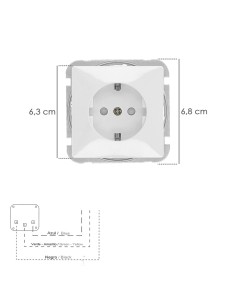 Base Oryx Con Toma Tierra (Mecanismo) 2