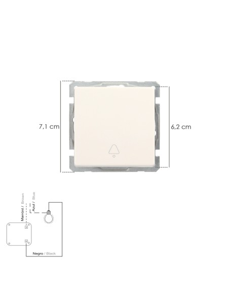 Pulsador Oryx Timbre (Mecanismo)