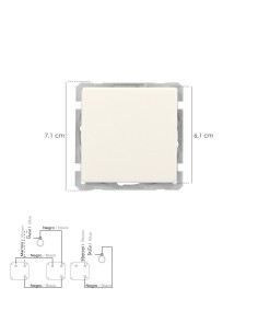 Interruptor / Conmutador Oryx Simple (Mecanismo) 2
