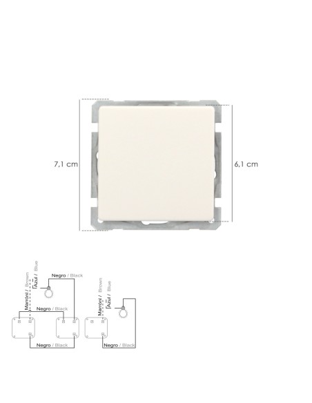 Interruptor / Conmutador Oryx Simple (Mecanismo)