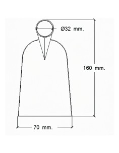 Azada Forjada Sin Mango 343/ 310 Gramos 2