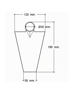 Azada Forjada Sin Mango 293/ 450 Gramos 2