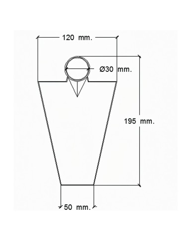 Azada Forjada Sin Mango 293/ 450 Gramos