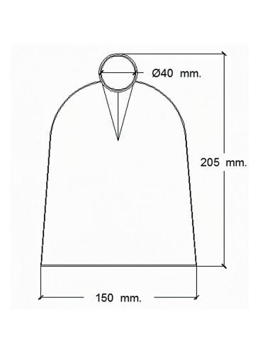 Azada Forjada Sin Mango 96/ 750 Gramos