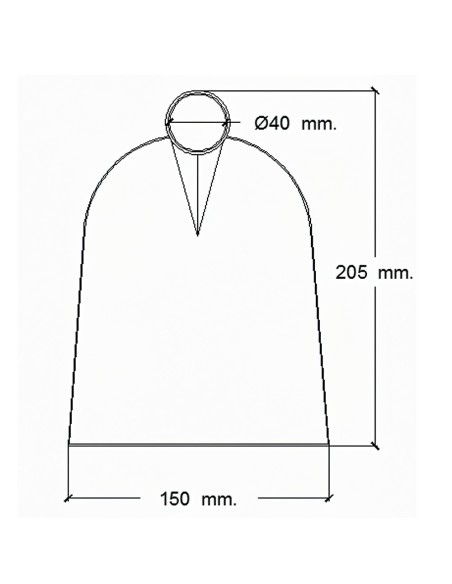 Azada Forjada Sin Mango 96/ 750 Gramos