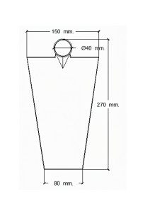 Azada Forjada Sin Mango 64/ 910 Gramos 2