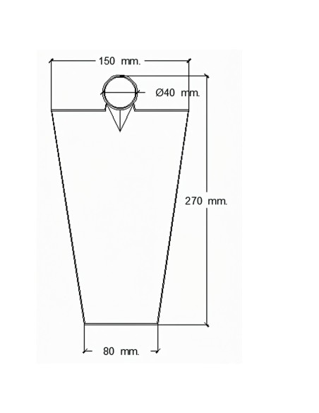 Azada Forjada Sin Mango 64/ 910 Gramos