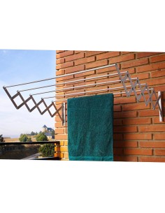 Tendedero Extensible Pared Aluminio 1,00 Metros 2