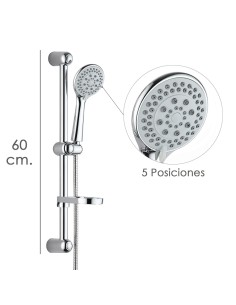 Maneral barra flexo Maurer 5 Posiciones Cromo 2