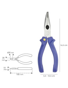Alicates Utilex Boca Curva 150 mm. 2