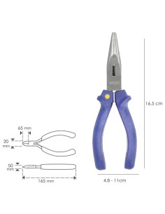 Alicates Utilex Boca Recta 150 mm. 2