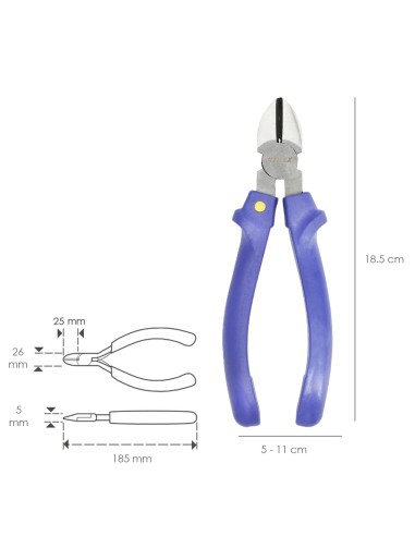 Alicates Utilex Corte Diagonal 175 mm.