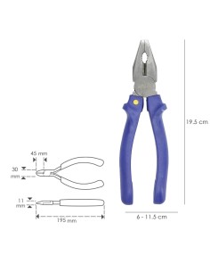 Alicates Utilex Universales 200 mm. 2
