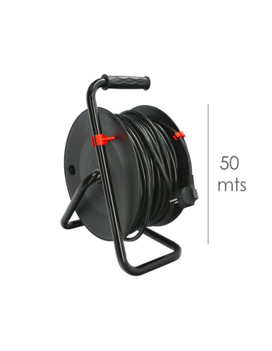 Extensible Industrial 4 Tomas 50 Metros 3 x 1,5 mm. con Protección Sobrecarga
