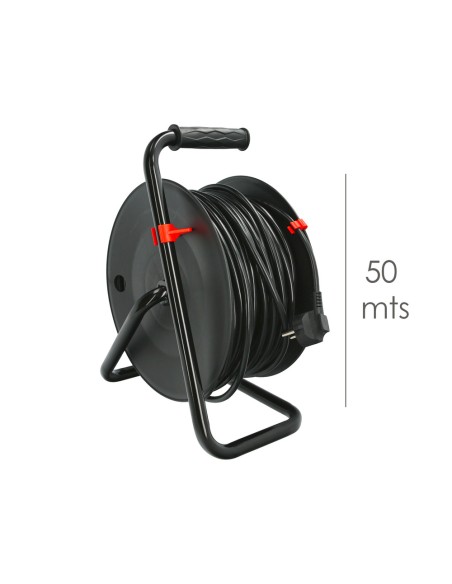 Extensible Industrial 4 Tomas 50 Metros 3 x 1,5 mm. con Protección Sobrecarga