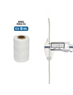 Cuerda Trencilla Polipropileno Blanco (Bobina 100 Metros) 2