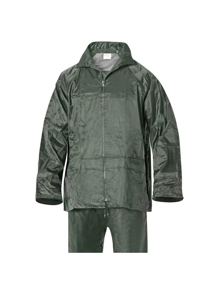 Traje de Agua Impermeable Verde Nylon Talla 8-XL