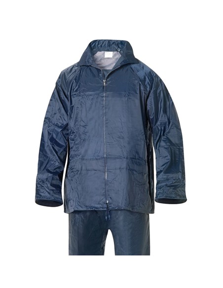 Traje de Agua Impermeable Azul Nylon Talla 8-XL