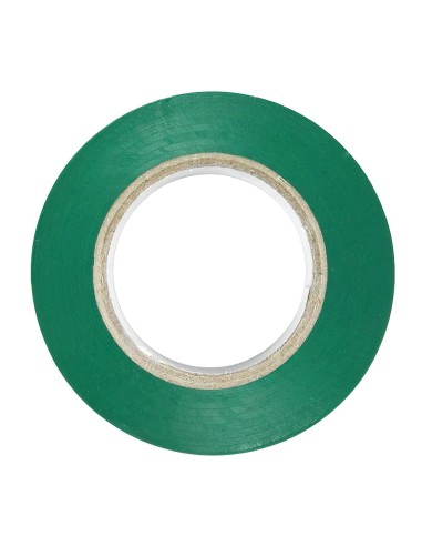 Cinta Aislante 20 m. x 19 mm. Verde Uso doméstico