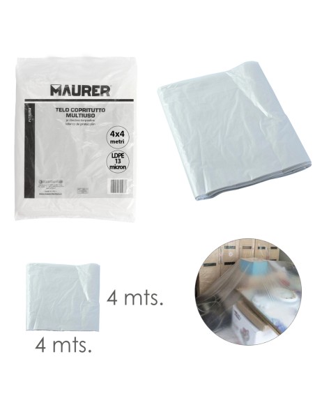 Plastico Cubretodo 4x4 metros