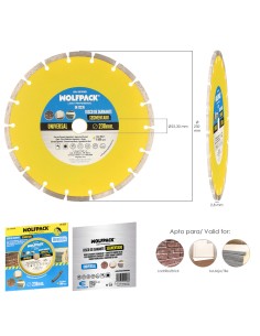 Disco Diamante 230 mm. General Obra Segmentado Sinterizado 2