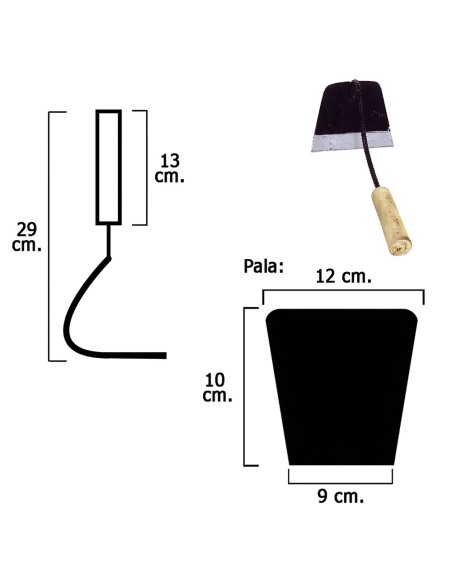 Almocafre Artesano Grande Boca Ancha