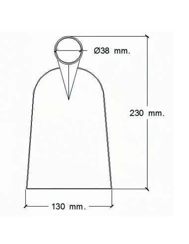 Azada Forjada Sin Mango 219/ 850 Gramos