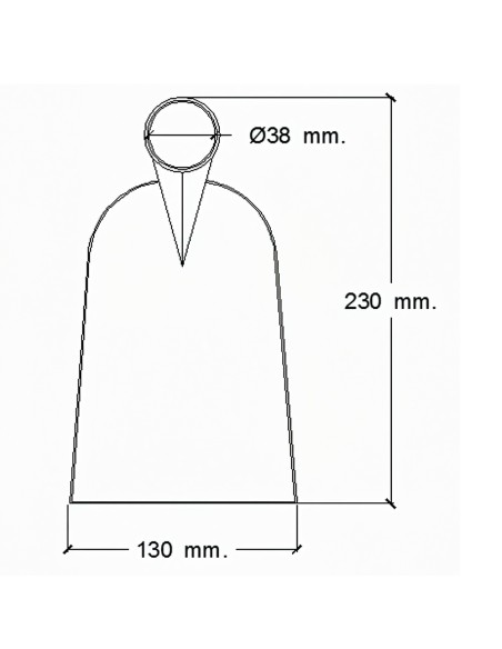 Azada Forjada Sin Mango 219/ 850 Gramos
